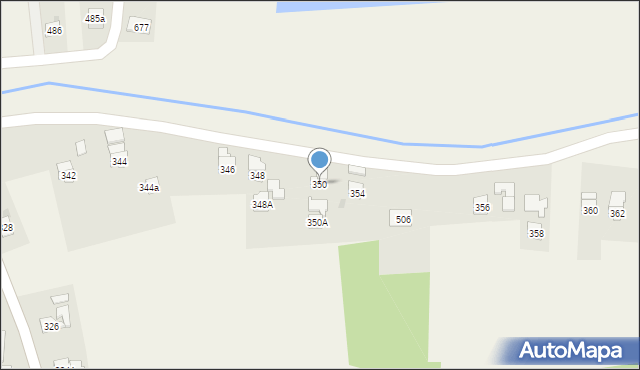 Grzęska, Grzęska, 350, mapa Grzęska