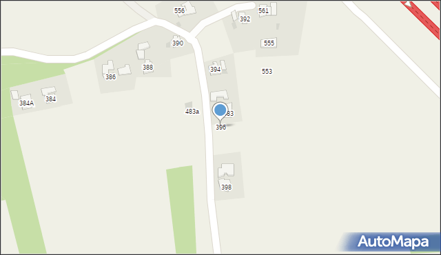 Grzęska, Grzęska, 396, mapa Grzęska