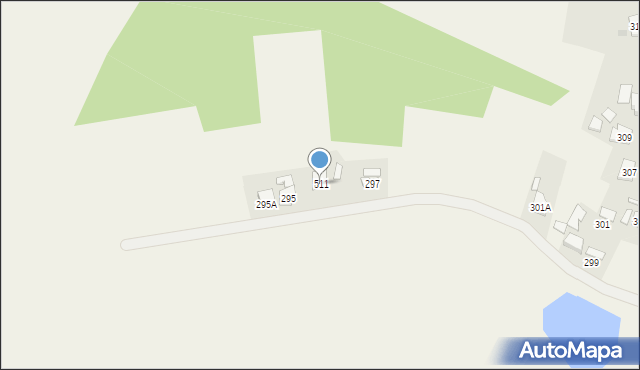 Grzęska, Grzęska, 511, mapa Grzęska