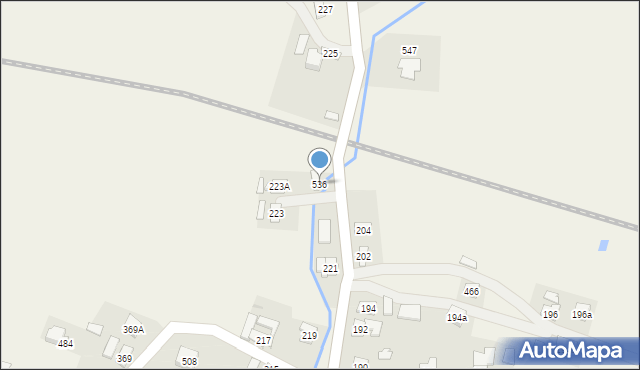 Grzęska, Grzęska, 536, mapa Grzęska