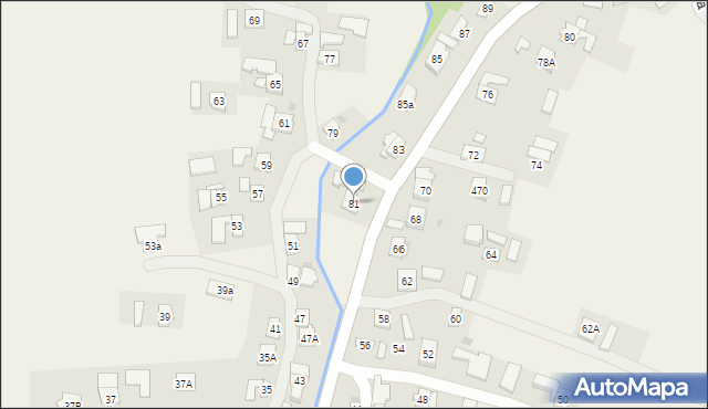 Grzęska, Grzęska, 81, mapa Grzęska