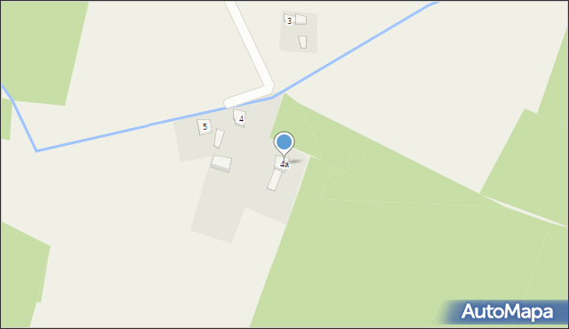 Grześka, Grześka, 4a, mapa Grześka