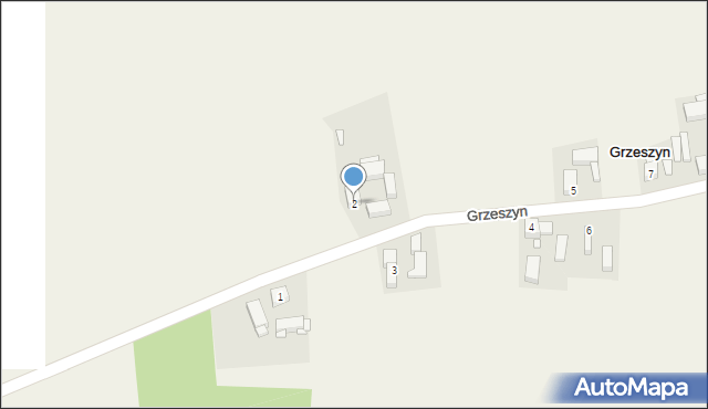 Grzeszyn, Grzeszyn, 2, mapa Grzeszyn