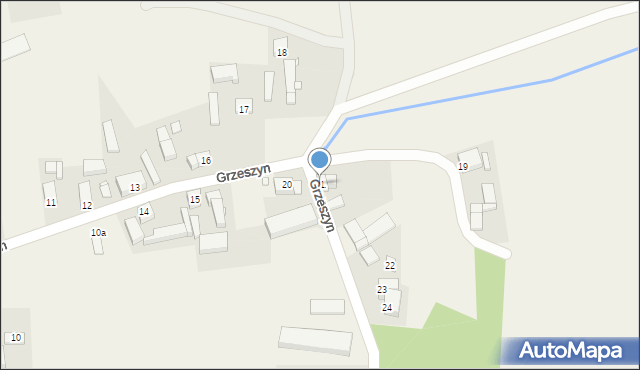 Grzeszyn, Grzeszyn, 21, mapa Grzeszyn