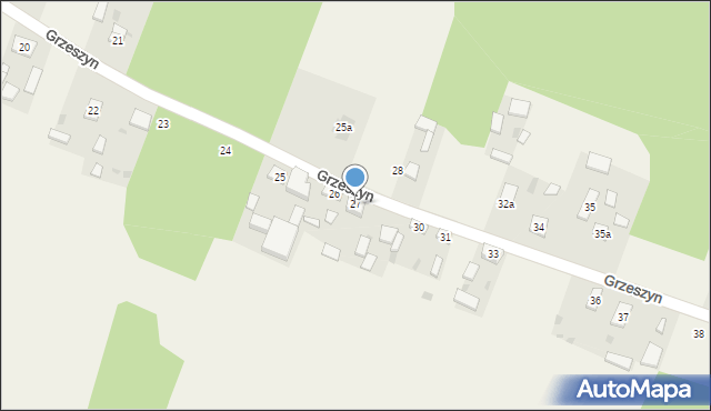 Grzeszyn, Grzeszyn, 27, mapa Grzeszyn