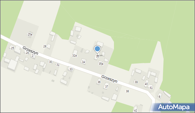 Grzeszyn, Grzeszyn, 35, mapa Grzeszyn