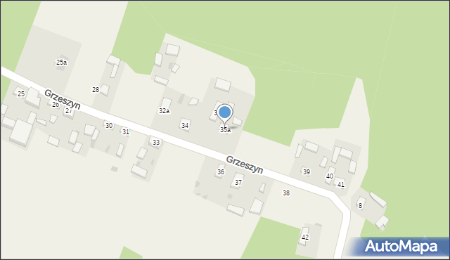 Grzeszyn, Grzeszyn, 35a, mapa Grzeszyn