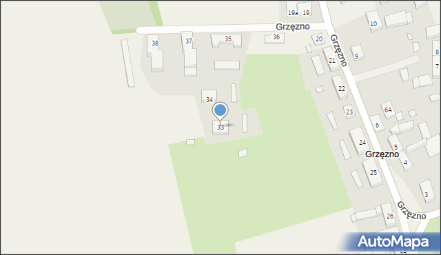 Grzęzno, Grzęzno, 33, mapa Grzęzno