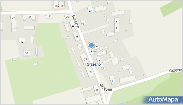 Grzęzno, Grzęzno, 6, mapa Grzęzno