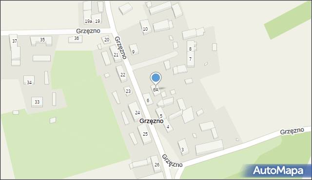 Grzęzno, Grzęzno, 6A, mapa Grzęzno