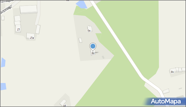 Grzmiąca, Grzmiąca, 9b, mapa Grzmiąca