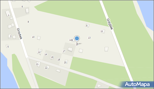 Grzybek, Grzybek, 15, mapa Grzybek