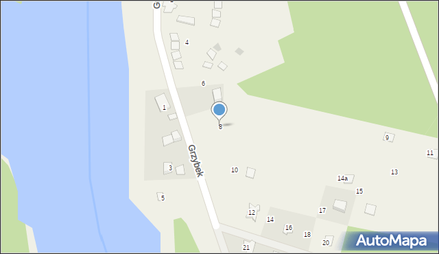 Grzybek, Grzybek, 8, mapa Grzybek