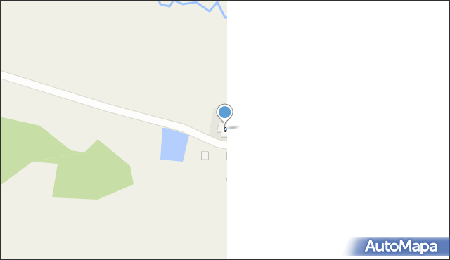 Grzybina, Grzybina, 9, mapa Grzybina