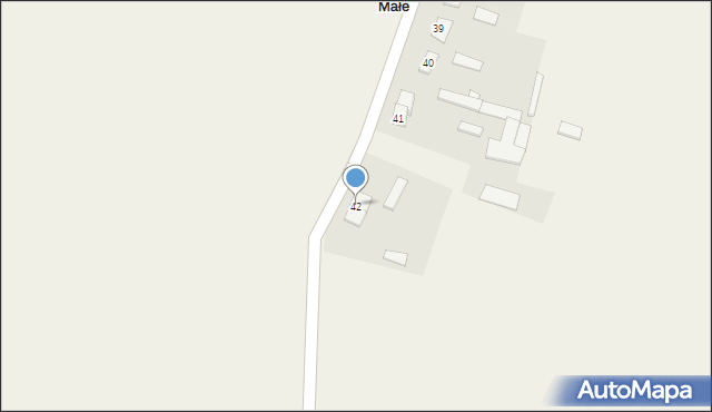 Grzybiny, Grzybiny, 42, mapa Grzybiny