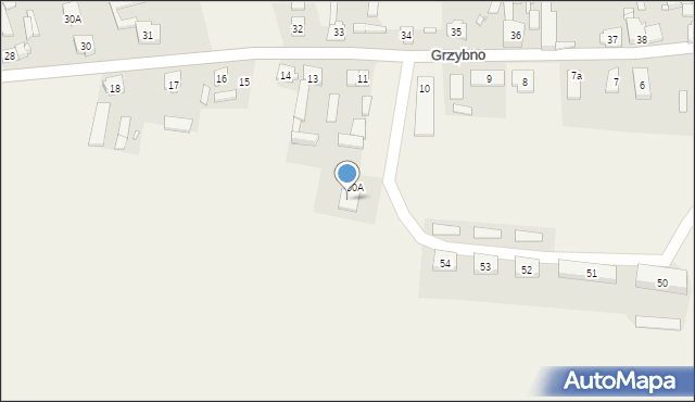 Grzybno, Grzybno, 59, mapa Grzybno