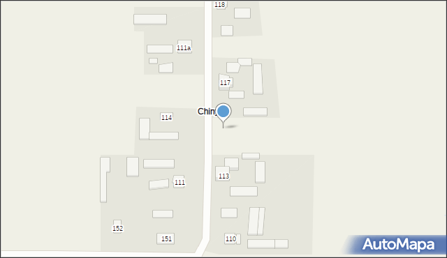Grzybno, Grzybno, 115, mapa Grzybno