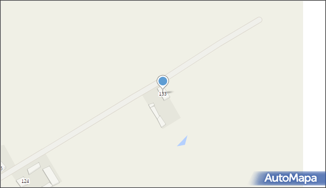 Grzybno, Grzybno, 133, mapa Grzybno