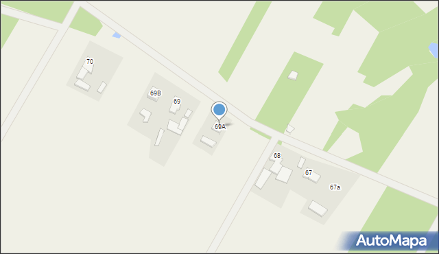 Grzybów, Grzybów, 69A, mapa Grzybów