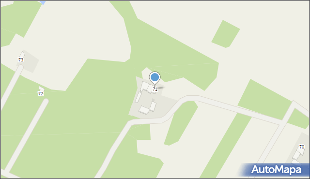 Grzybów, Grzybów, 71, mapa Grzybów