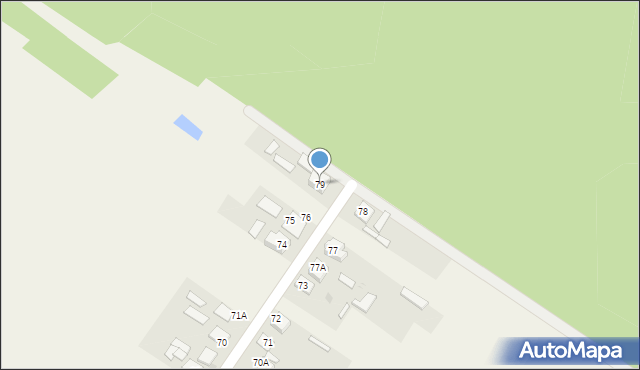 Grzybów, Grzybów, 79, mapa Grzybów