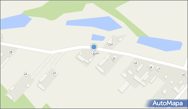 Grzybów, Grzybów, 22, mapa Grzybów