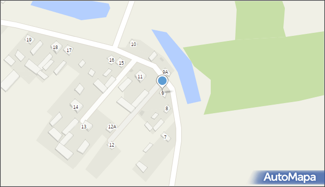 Grzybów, Grzybów, 9, mapa Grzybów