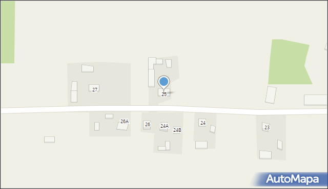 Grzybów, Grzybów, 25, mapa Grzybów