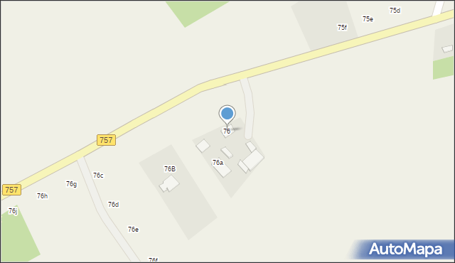 Grzybów, Grzybów, 76, mapa Grzybów