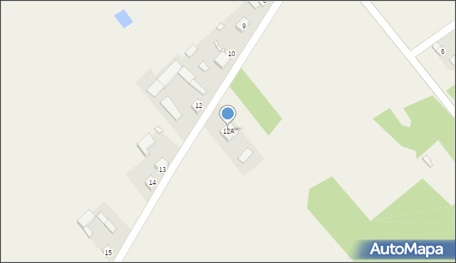 Grzybów, Grzybów, 12A, mapa Grzybów