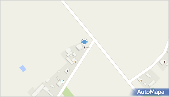 Grzybów, Grzybów, 7, mapa Grzybów