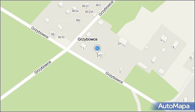 Grzybowce, Grzybowce, 2, mapa Grzybowce