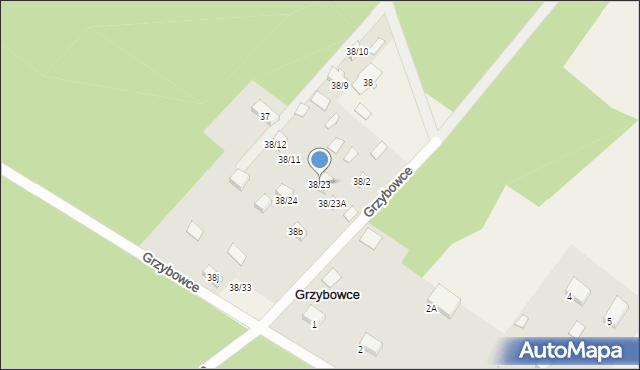 Grzybowce, Grzybowce, 38/23, mapa Grzybowce