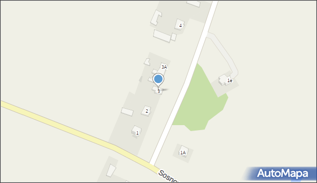 Grzybowo, Grzybowo, 3, mapa Grzybowo