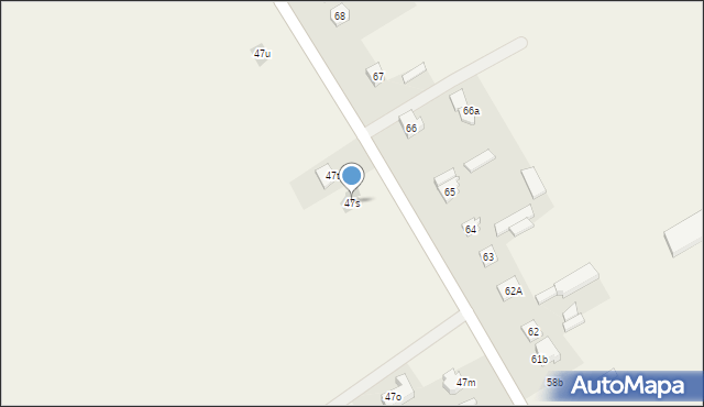 Grzybowo, Grzybowo, 47s, mapa Grzybowo