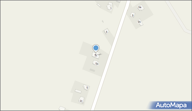 Grzybowo, Grzybowo, 5c, mapa Grzybowo