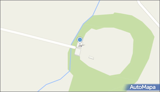 Grzybowo, Grzybowo, 10a, mapa Grzybowo