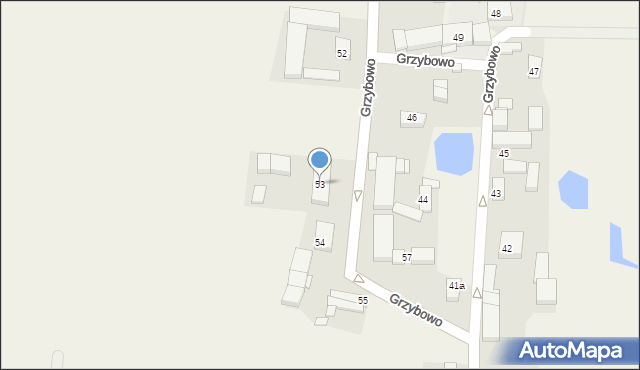 Grzybowo, Grzybowo, 53, mapa Grzybowo