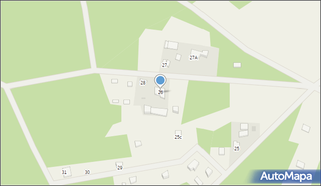 Grzybowo, Grzybowo, 26, mapa Grzybowo
