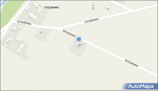 Grzybowo, Grzybowo, 262, mapa Grzybowo