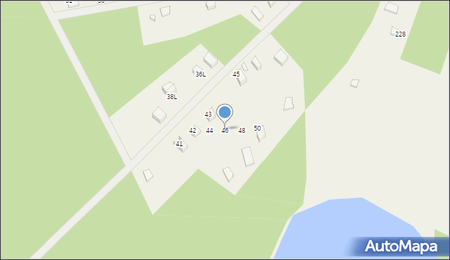 Grzybowo, Grzybowo, 46, mapa Grzybowo