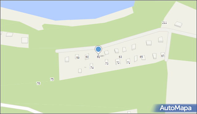 Grzybowo, Grzybowo, 61, mapa Grzybowo