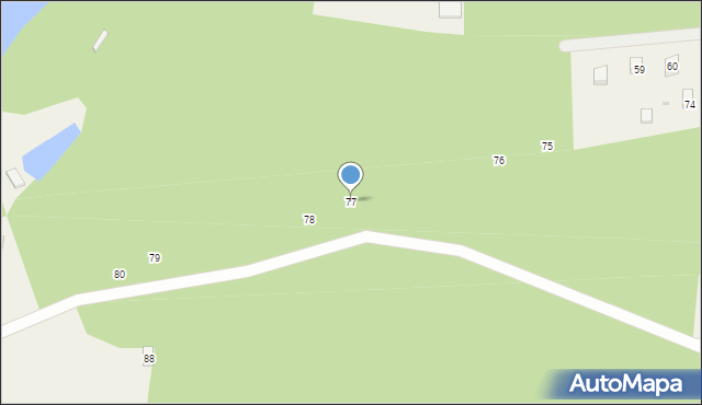 Grzybowo, Grzybowo, 77, mapa Grzybowo