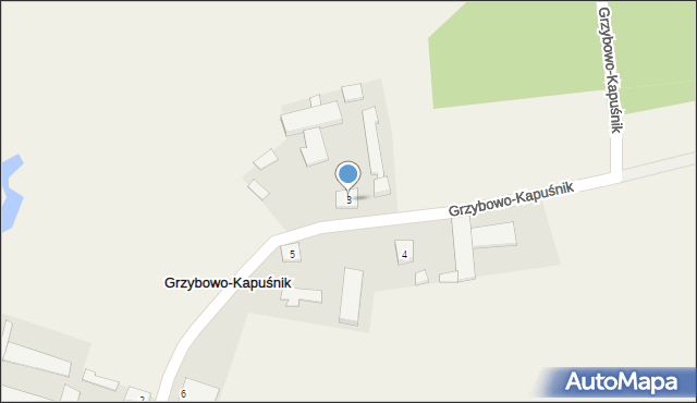 Grzybowo-Kapuśnik, Grzybowo-Kapuśnik, 3, mapa Grzybowo-Kapuśnik
