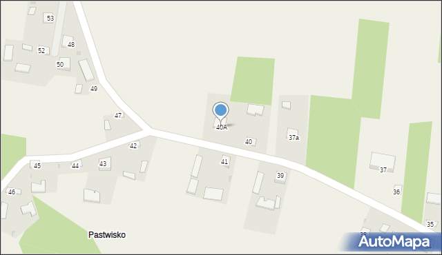 Grzymała, Grzymała, 40A, mapa Grzymała