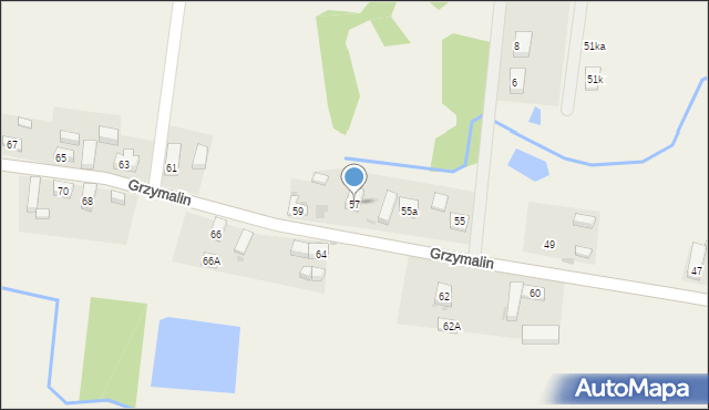 Grzymalin, Grzymalin, 57, mapa Grzymalin