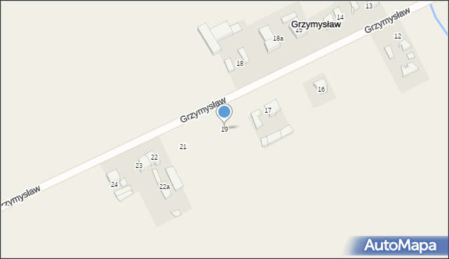 Grzymysław, Grzymysław, 19, mapa Grzymysław