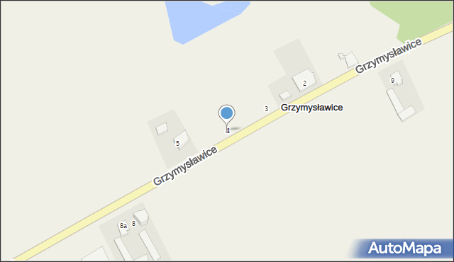 Grzymysławice, Grzymysławice, 4, mapa Grzymysławice