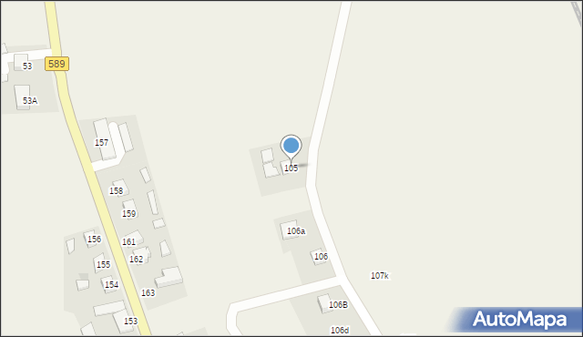 Grzywna, Grzywna, 105, mapa Grzywna