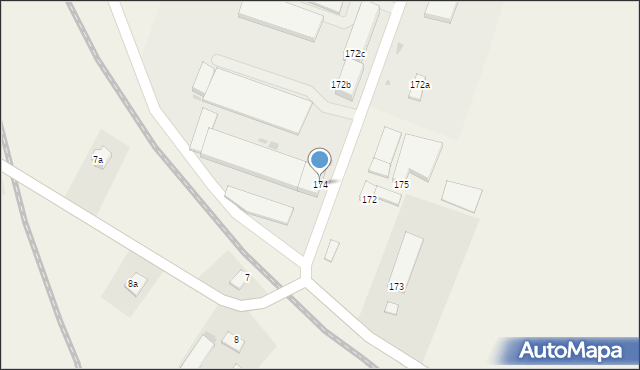 Grzywna, Grzywna, 174, mapa Grzywna